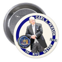 Carl Person for NYC Mayor 2013 Buttons