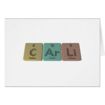 Carli as Carbon Argon Lithium Cards