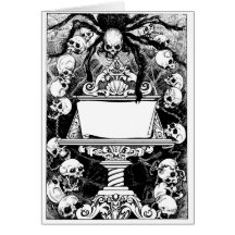 Carlos Neve, Book Illustration circa 1947 Mexico Greeting Card