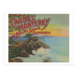 Carmel, Monterey, & Pacific Grove, CA - Welcomes Post Card