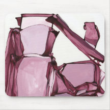 carnation blocks mouse pad
