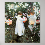 Carnation Lily Lily Rose by John Sargent Print