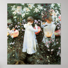 Carnation Lily Lily Rose by John Sargent Print