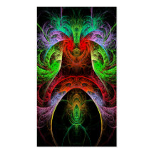 Carnaval Abstract Art Business Card
