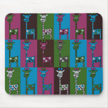 Carnival at the Zoo - 12 Tall Charlies Mouse Mat