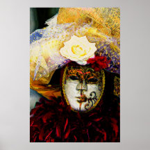 Carnival Mask Digital Painting Posters