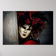 Carnival mask poster