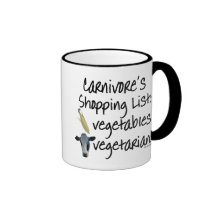 Carnivore Shopping List Mug