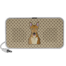 Carolina Dog Cartoon Portable Speaker