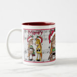 Caroling Horses 'Mare'y Christmas Mugs