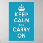 Carribean Blue Posters