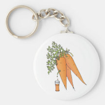 carrot juice keychains