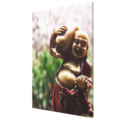 Carrying the Load Buddha Canvas Gallery Wrapped Canvas