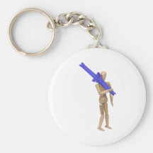 CarryingSkiis052010 Keychain