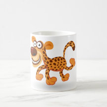 Cartoon baby Leopard Coffee Mugs