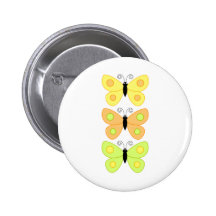 Cartoon Butterfly Buttons