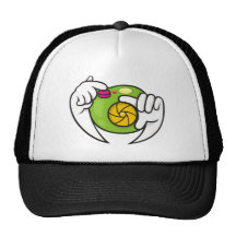 Cartoon Camera Mesh Hat