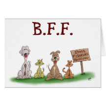 Cartoon Cards: Best Friends Forever