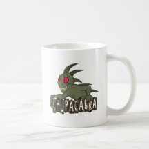 Cartoon Chupacabra Mugs