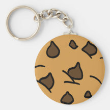 Cartoon Clipart HUGE Chocolate Chip Cookie Dessert Keychain
