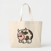 Cartoon Cow Bags
