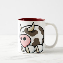 Cartoon Cow Mug