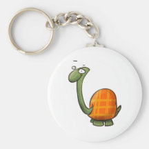 cartoon cute animals - turtle keychain
