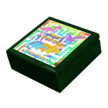Cartoon Dinosaurs in a colour Maze Gift Box