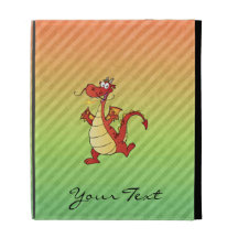Cartoon Dragon Design iPad Folio Covers
