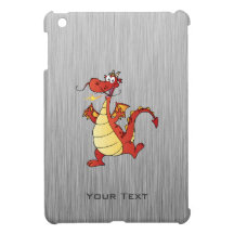 Cartoon Dragon; Metal-look