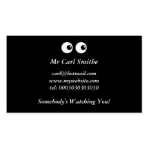 Cartoon Eyes, Business Cards