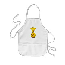 Cartoon Giraffe Aprons