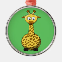 Cartoon Giraffe Ornament