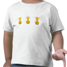 Cartoon Giraffe Tshirt