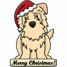 Cartoon Glen of Imaal Terrier Christmas Ornament Acrylic Cut Outs