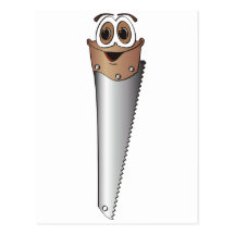 Cartoon Handsaw Post Cards