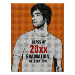 Cartoon Insert 5A Graduation Party Invitation