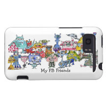 Cartoon Monsters Custom HTC Vivid Casemate Case
