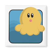 Cartoon Octopus magnets
