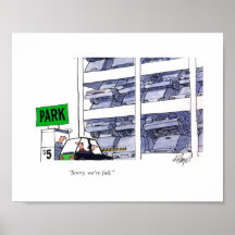 CARtoon print parking