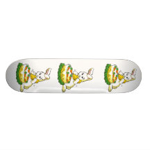 Cartoon Rabbit Skateboard