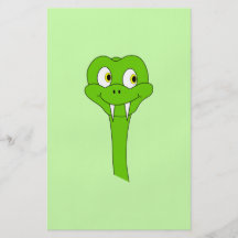 Cartoon Snake Custom Flyer