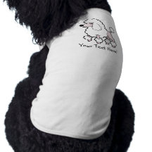 Cartoon Standard/Miniature/Toy Poodle (show cut) Pet Clothing