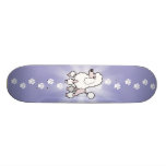 Cartoon Standard/Miniature/Toy Poodle (show cut) Custom Skateboard