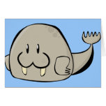Cartoon Walrus Cards