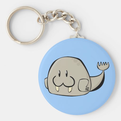 Cartoon Walrus Keychains