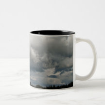 Cascade Foothills And Clouds Coffee Mugs
