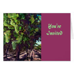 Cascading Grapes Greeting Cards