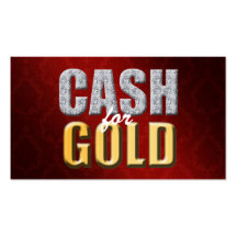 Cash for Gold Business Cards