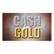 Cash for Gold Business Cards